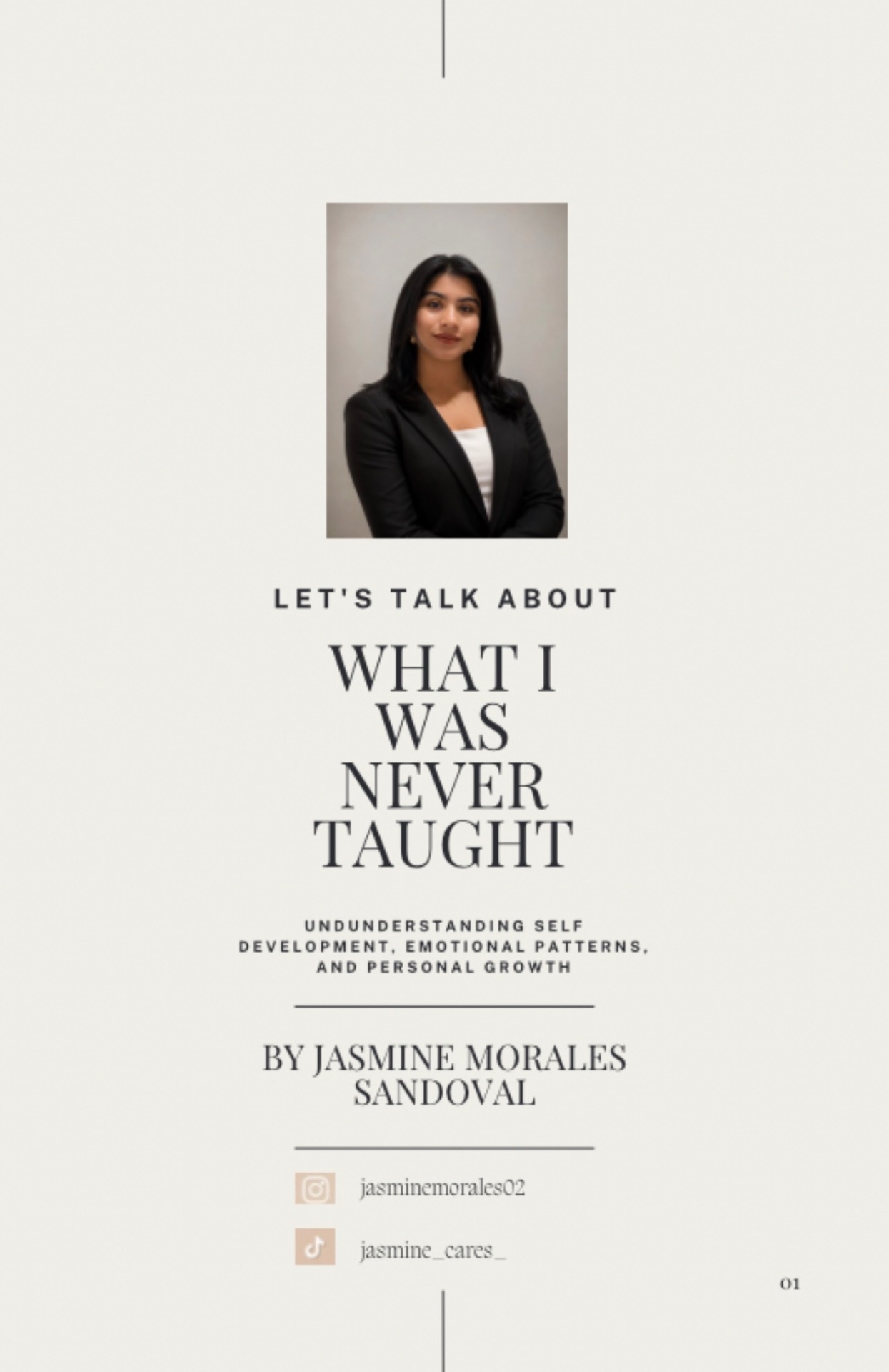 Cover of What I Was Never Taught by Jasmine Morales Sandoval